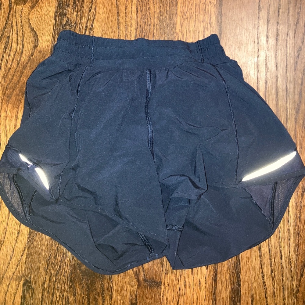 Navy blue lululemon shorts